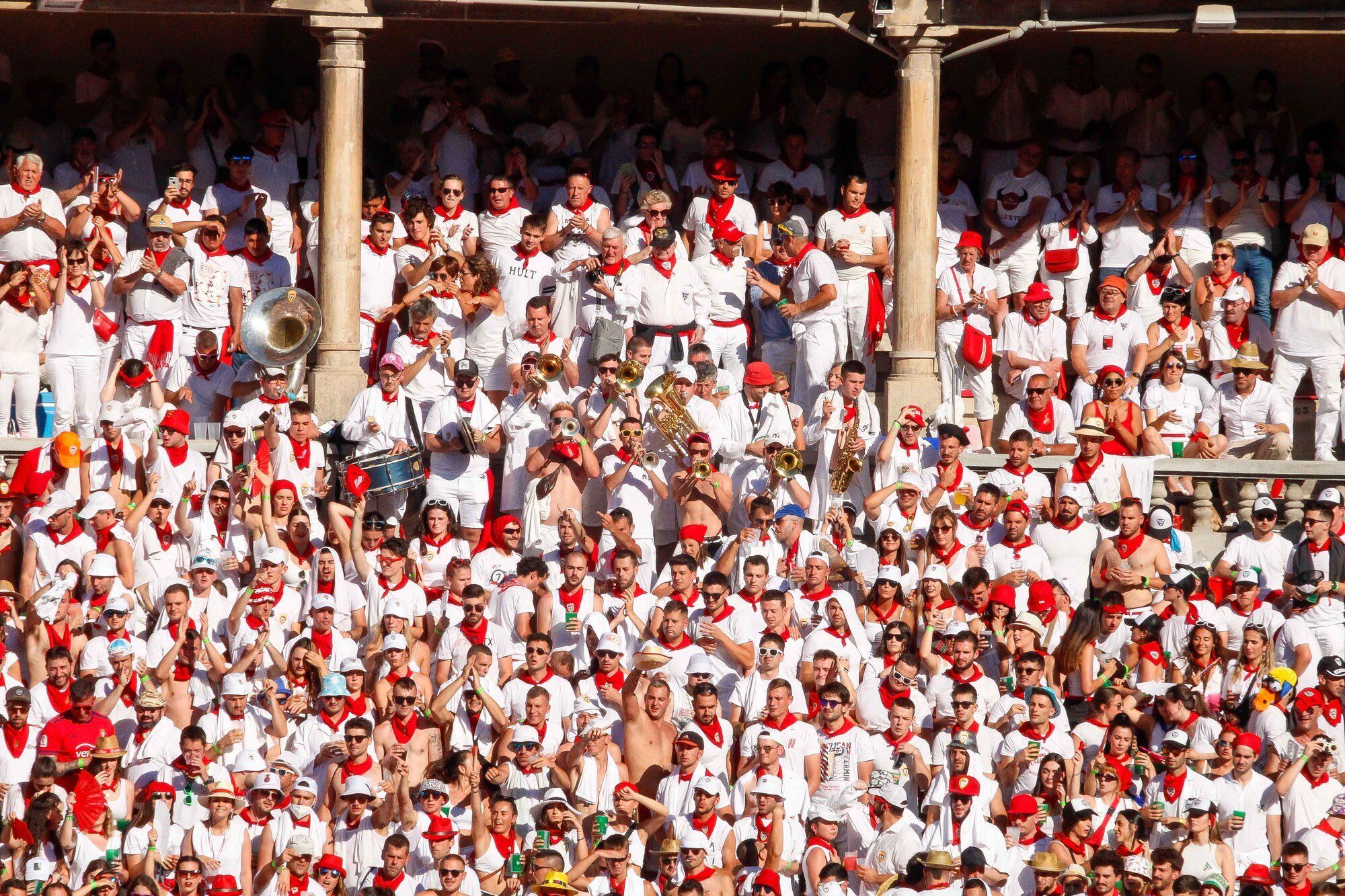 Ambiente en la Plaza de Toros el día 8 de julio