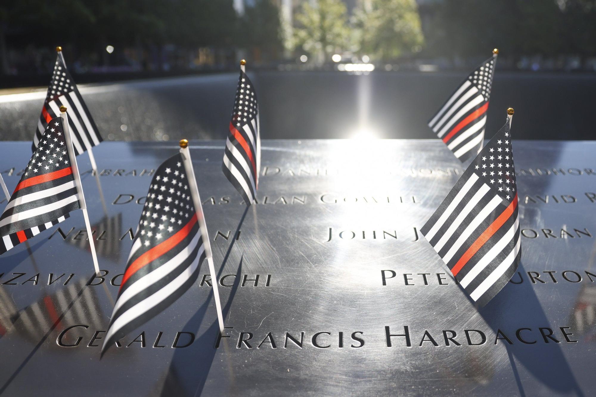 Imágenes del homenaje a las víctimas por el 24º aniversario del 11s