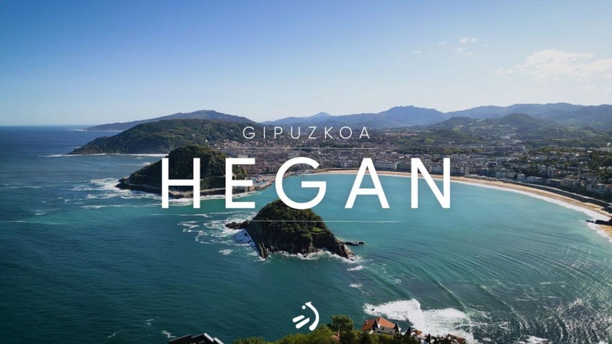 &#039;Gipuzkoa hegan&#039;, primer capítulo de la serie documental de nueve episodios que recorrerá Euskal Herria.