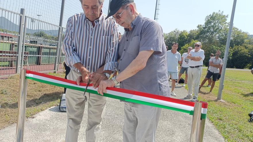 Gernika-Lumo estrena la renovada pasarela de Urbieta