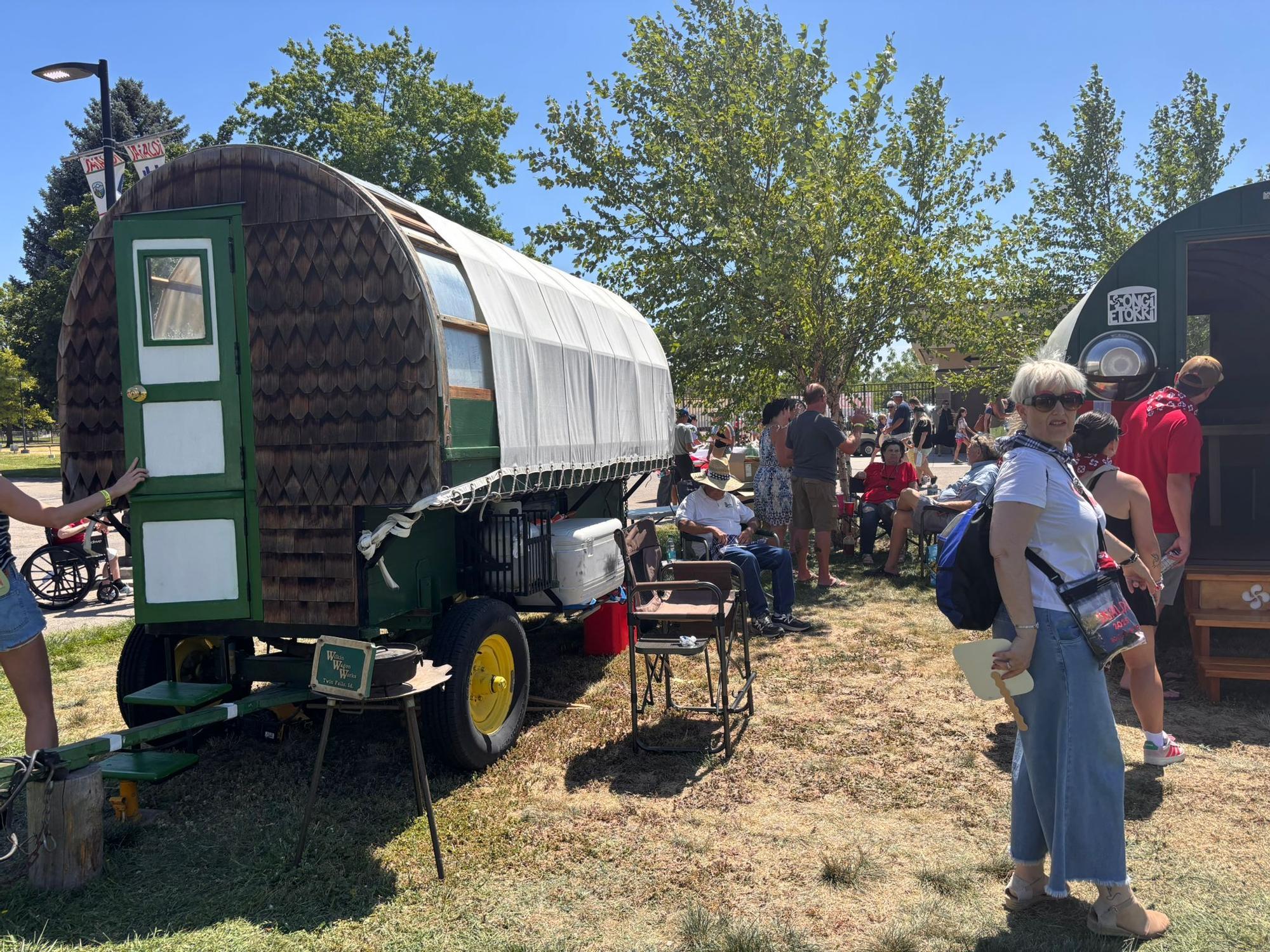 En imágenes: exposición de carros pastores en Boise