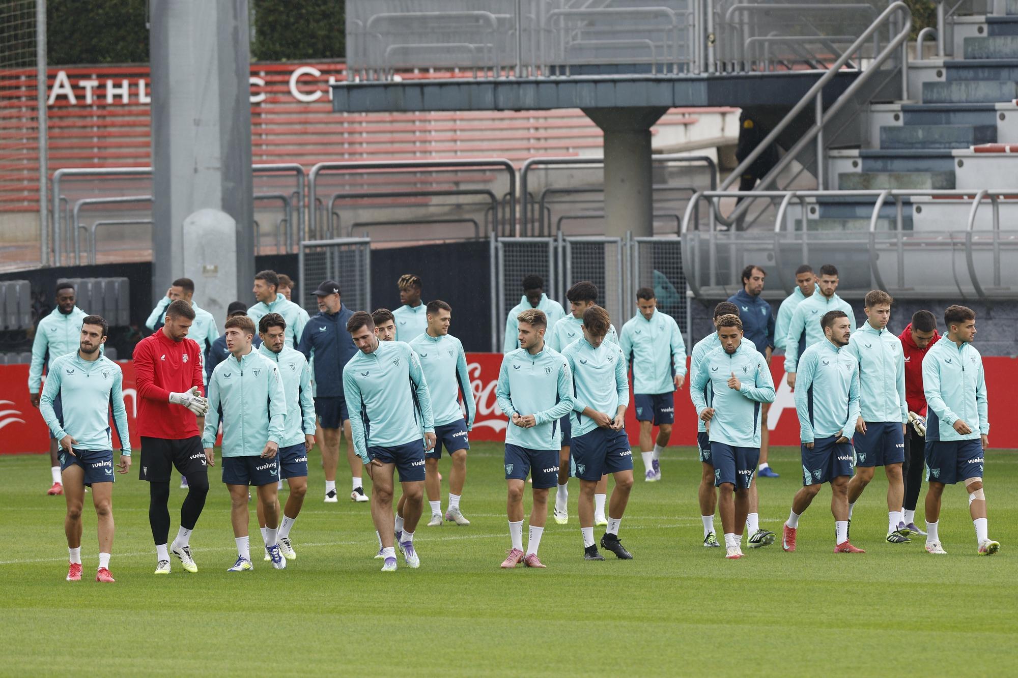 El Athletic prepara el partido ante el Rayo Vallecano