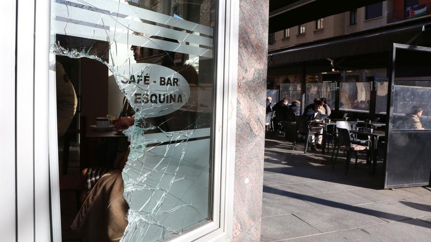 Detenido tras un robo con fuerza en una cafetería del centro Pamplona