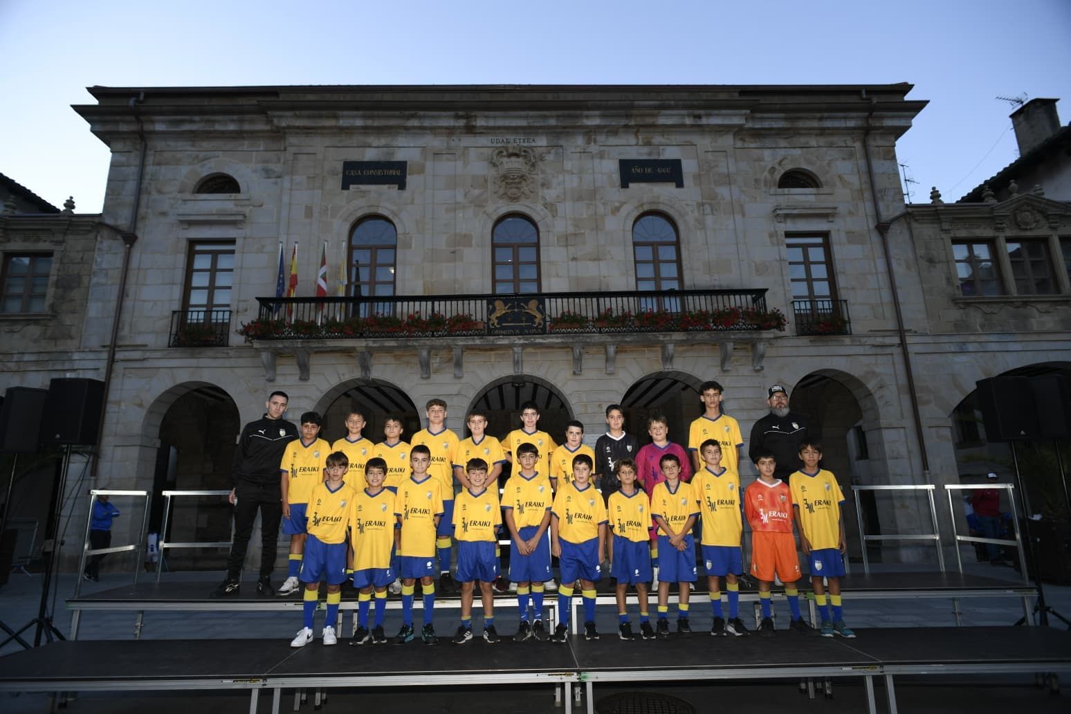 Presentación de los clubes deportivos de Urretxu y Zumarraga