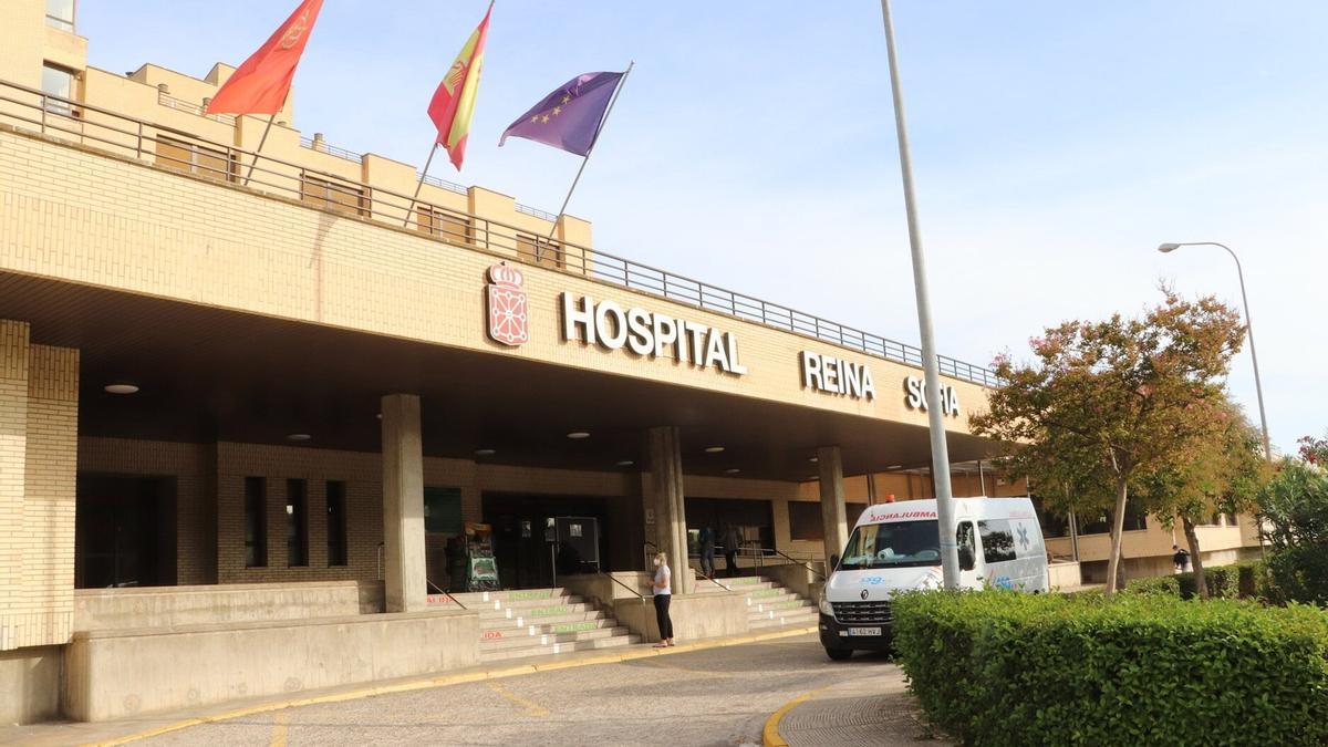 Exterior del Hospital Reina Sofía de Tudela.