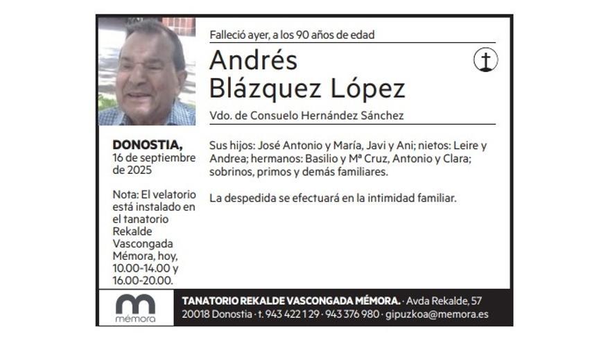 Andrés Blázquez López