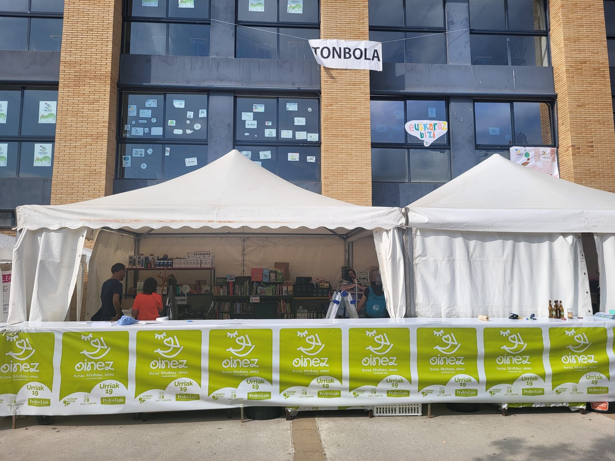 FOTOS | Preparativos del Nafarroa Oinez 2025 en Villava - Atarrabia
