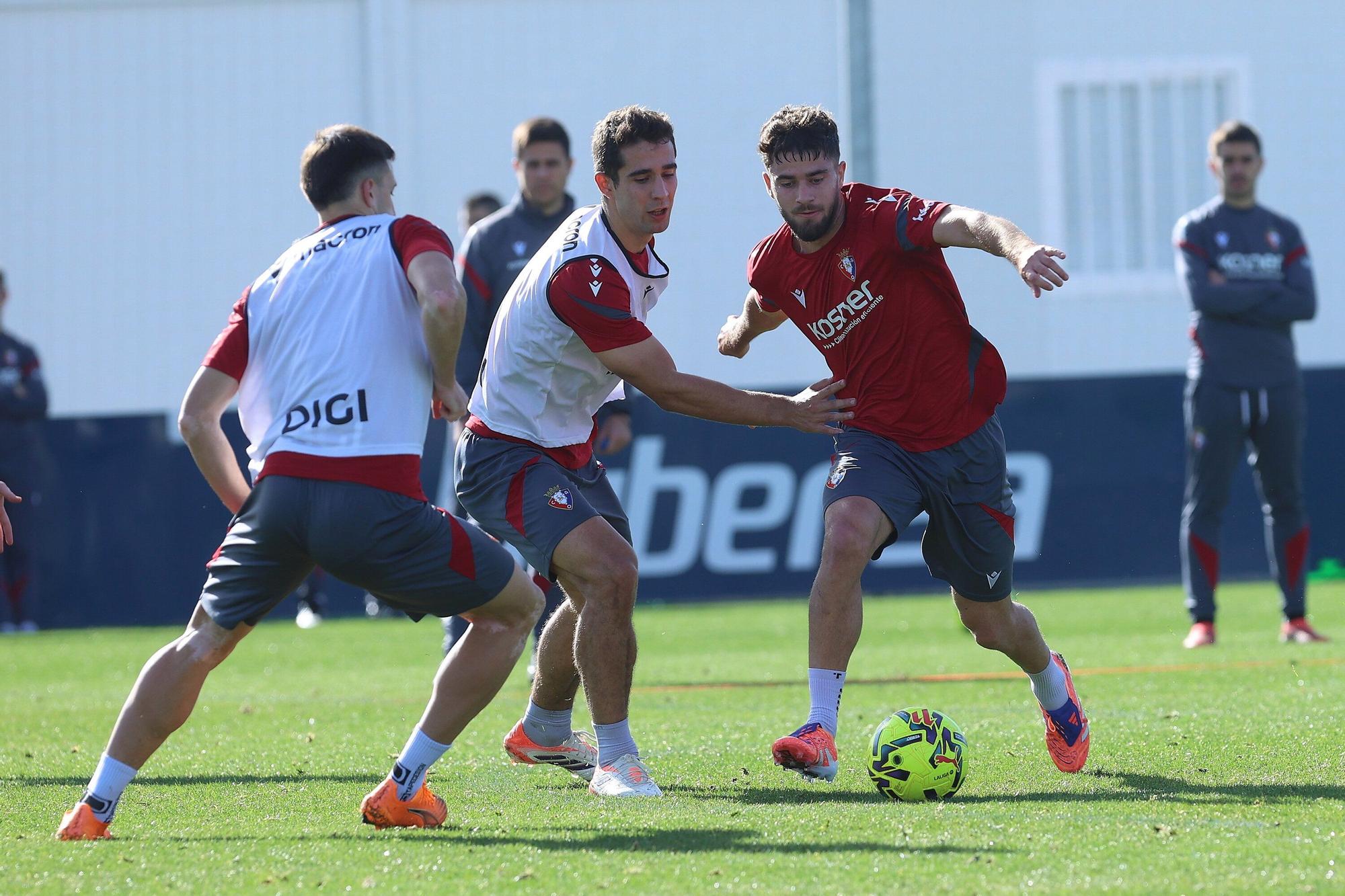 Fotos del entrenamiento de Osasuna de este miércoles 12 de noviembre