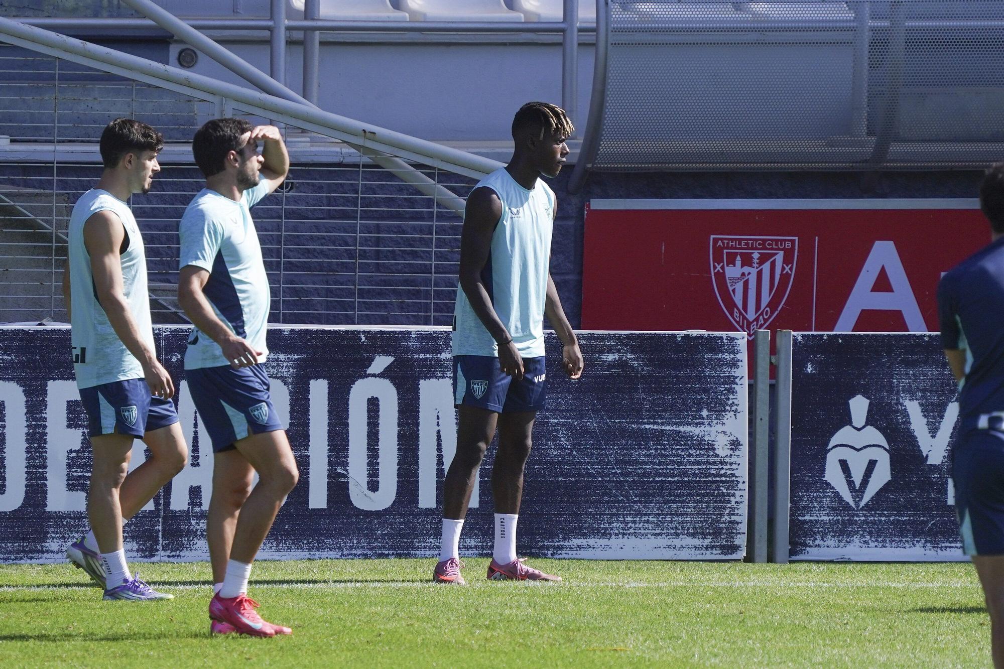En imágenes: entrenamiento del Athletic en Lezama este sábado