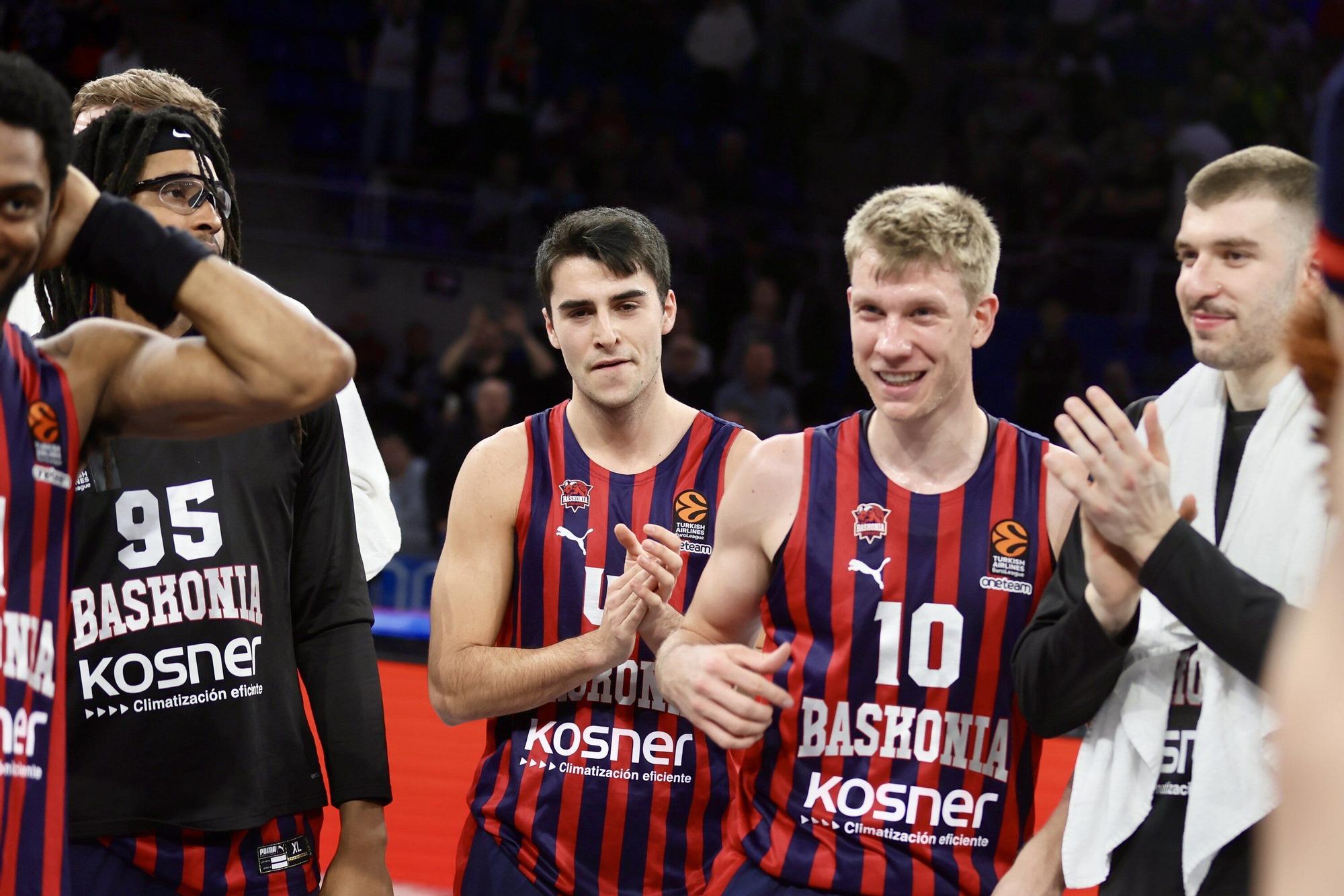 Las imágenes del Baskonia-Asvel de Euroliga en el Buesa Arena