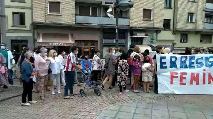 Concentración en Berriz
