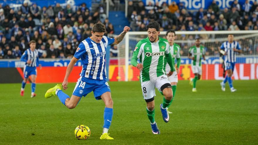 El 1x1 del Alavés ante el Betis: Tenaglia, en cualquier lugar