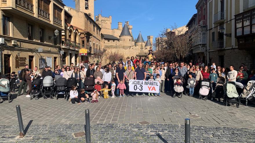 Olite reclama una solución ante el cierre de la guardería 0-3 años