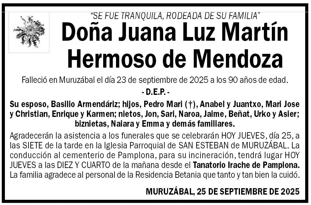Juana Luz Martín Hermoso de Mendoza
