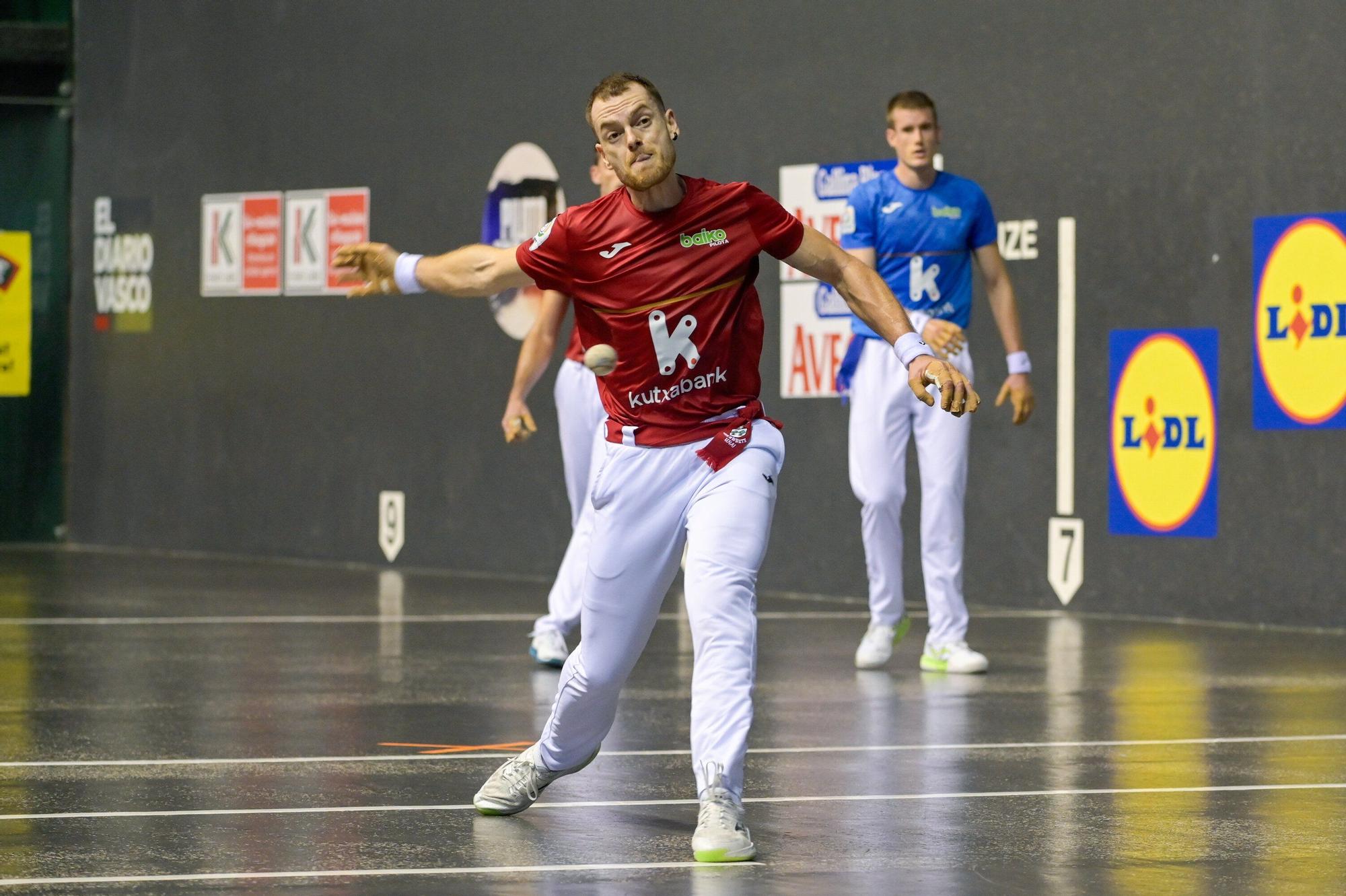 Larrazabal-Mariezkurrena II superan a Laso-Albisu en la tercera jornada del Campeonato de Parejas.