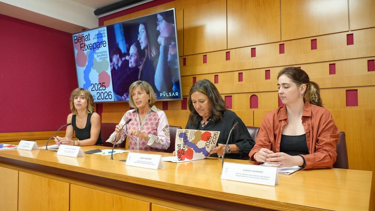 Presentación del programa de Teatro del Beñat Etxepare.