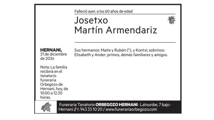 Josetxo Martín Armendariz