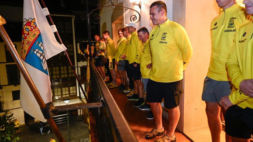 Emocionante recibimiento a Orio tras proclamarse campeón de la Liga Eusko Label