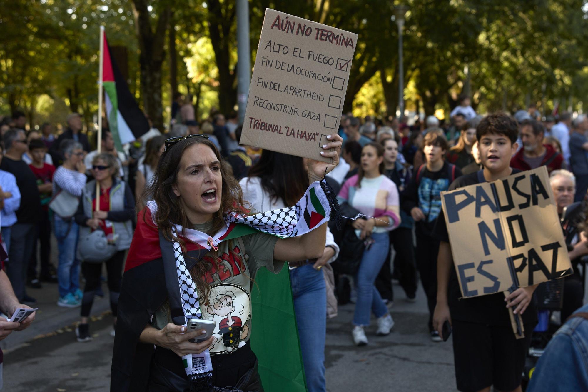 Huelga y paros en solidaridad con Palestina durante este miércoles en Navarra