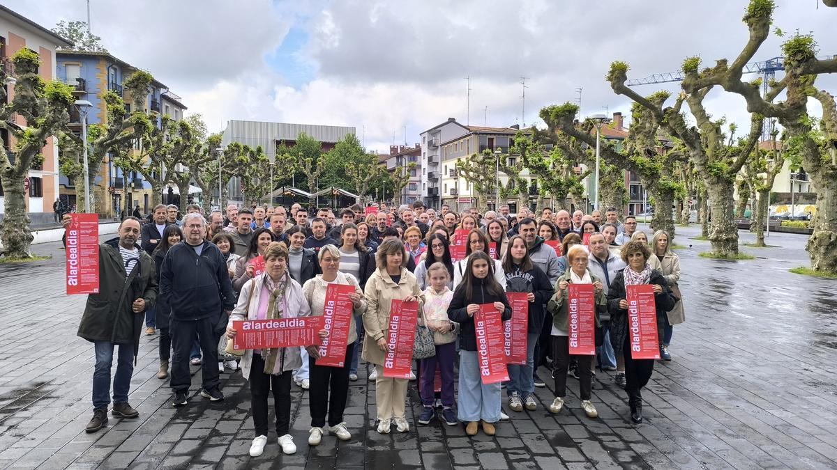 Presentación del Alardealdia en la Plaza Urdanibia de Irun / Unai Macias