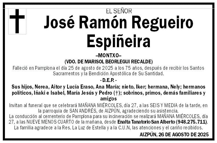 José Ramón Regueiro Espiñeira