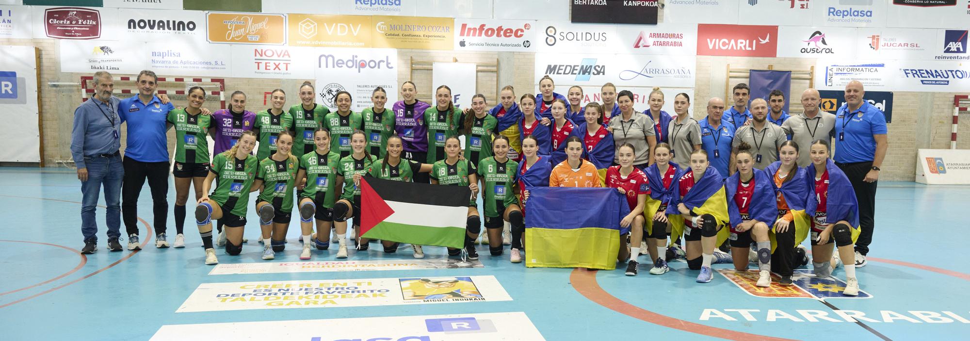 El Replasa Beti Onak gana 26-25 al HC Galychanka Lviv ucraniano en su debut en la EHF European Cup