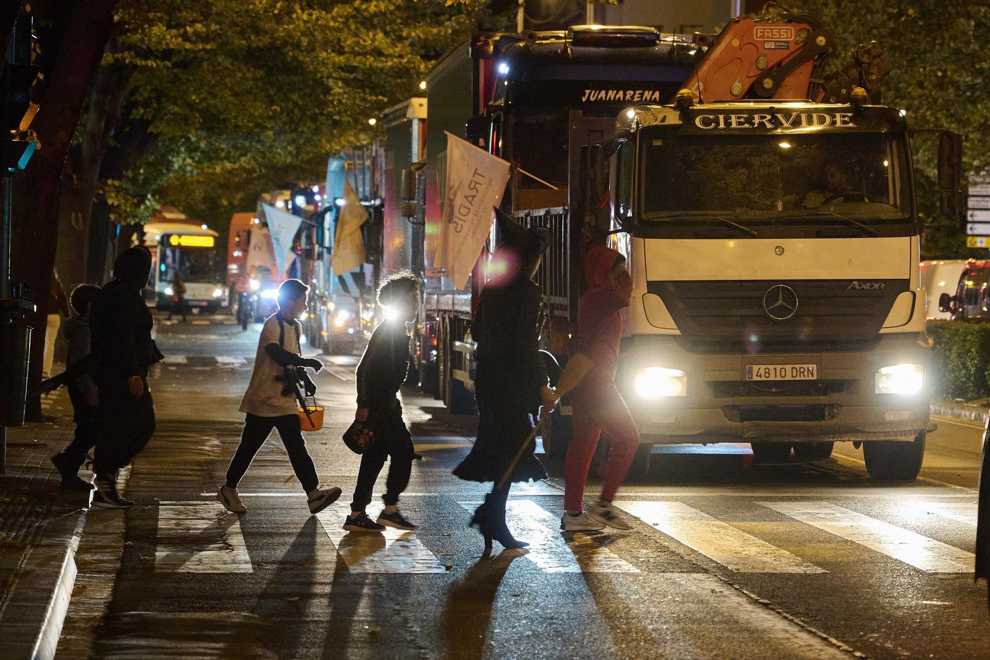 Una camionada irrumpe las calles de Pamplona