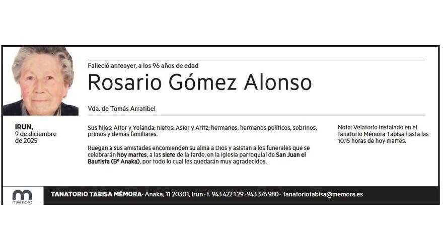 ROSARIO GOMEZ ALONSO