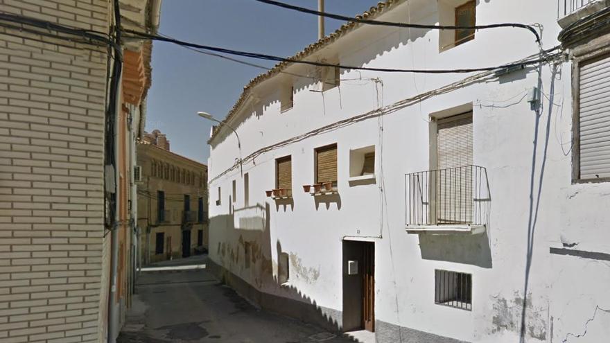 Aspecto que presentaba la calle antes de las obras de derribo y urbanización.