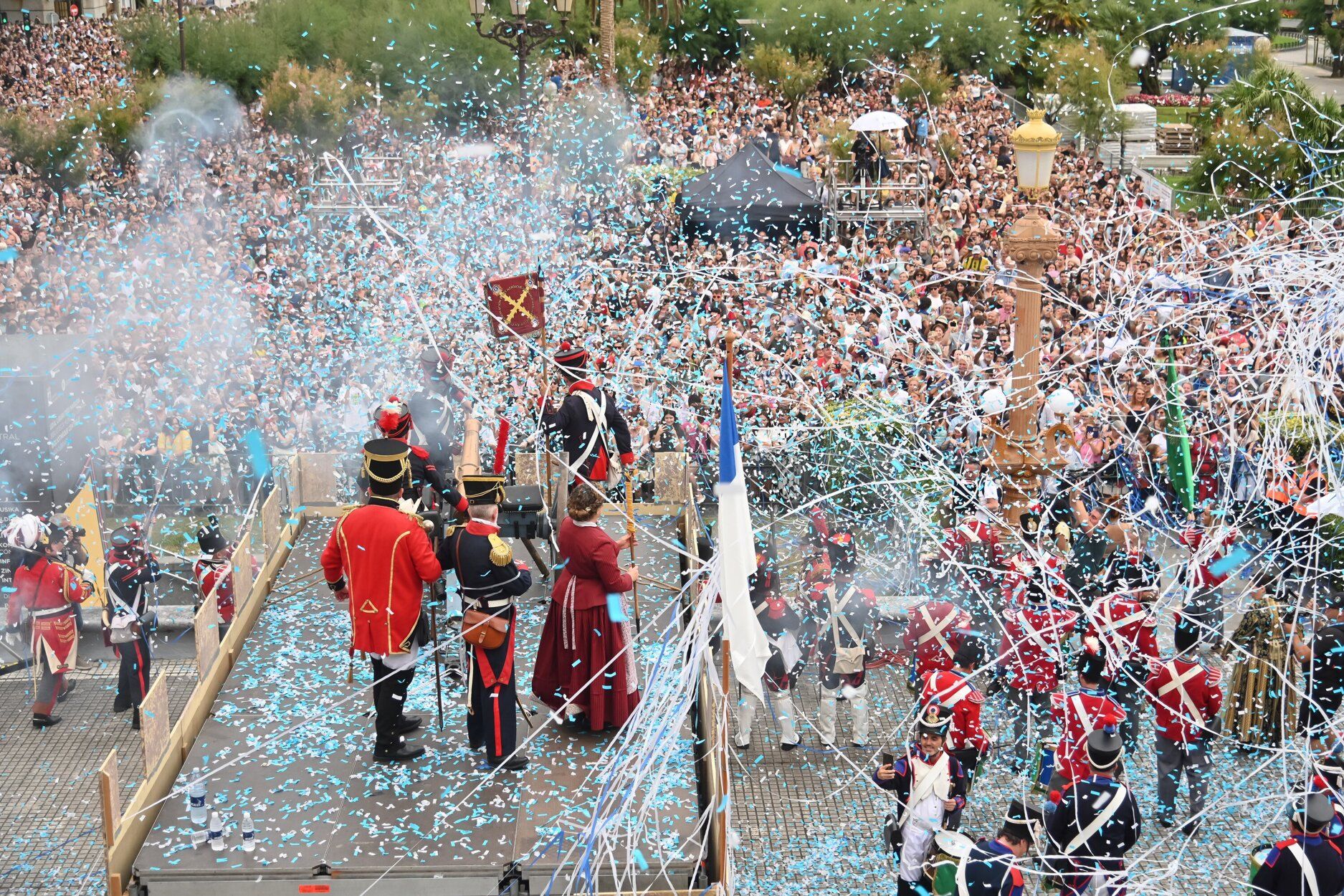 El Cañonazo de la Aste Nagusia donostiarra, en imágenes