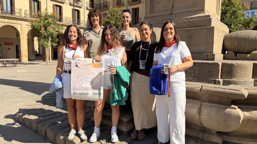 'Ten cuidado. Nos estamos cuidando', la campaña de Igualdad para Fiestas de Tafalla