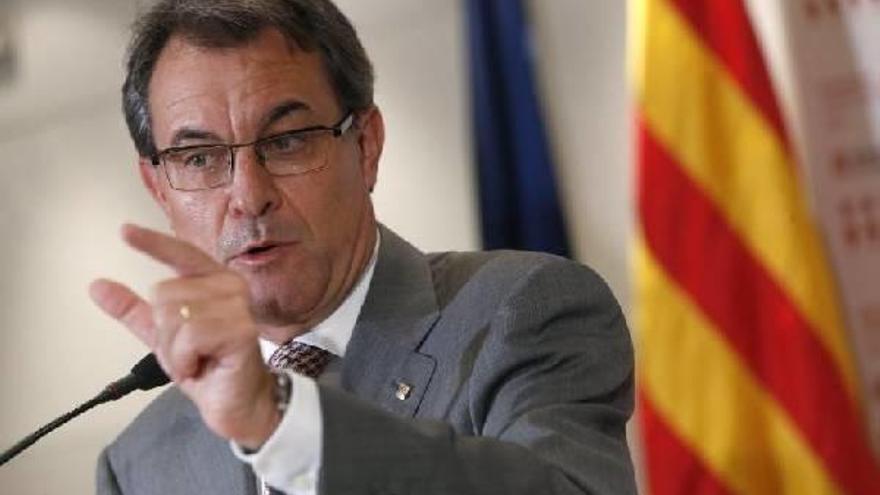 El presidente de la Generalitat de Catalunya, Artur Mas.