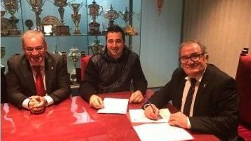 Medrano y Sabalza, con Gárriz entre medio de ellos.