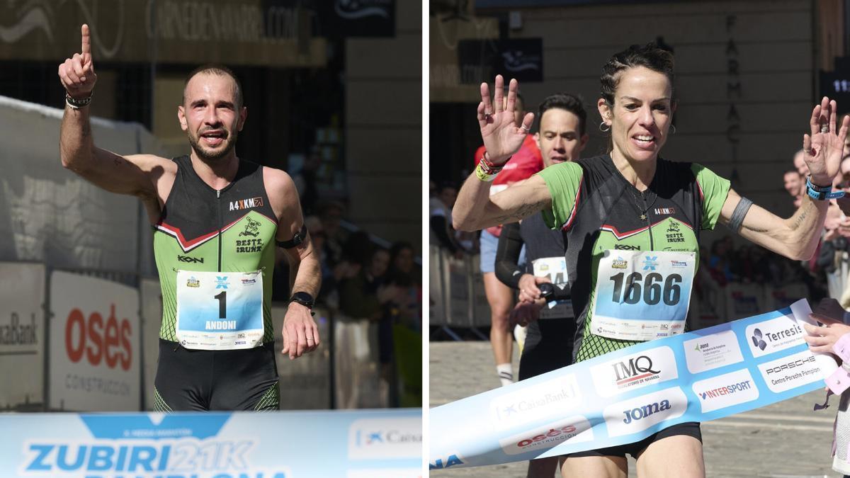 Andoni Acebedo y Maitane Melero fueron los ganadores.