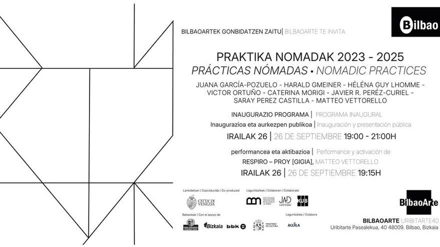 'Praktika nomadak 2023-25' erakusketa, ikusgai BilbaoArte Fundazioan