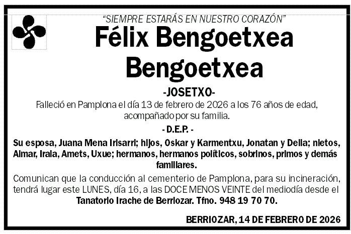 Félix Bengoetxea Bengoetxea