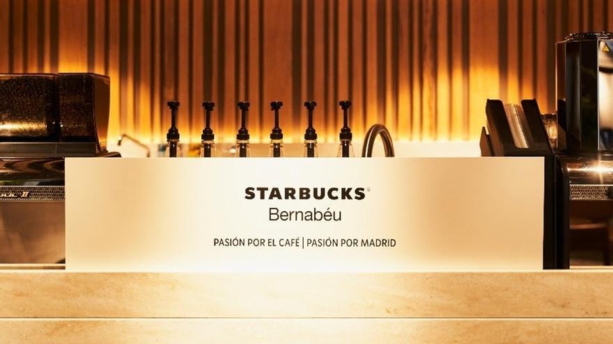 Starbucks abrirá este viernes en el Estadio Santiago Bernabéu su tienda más grande de España