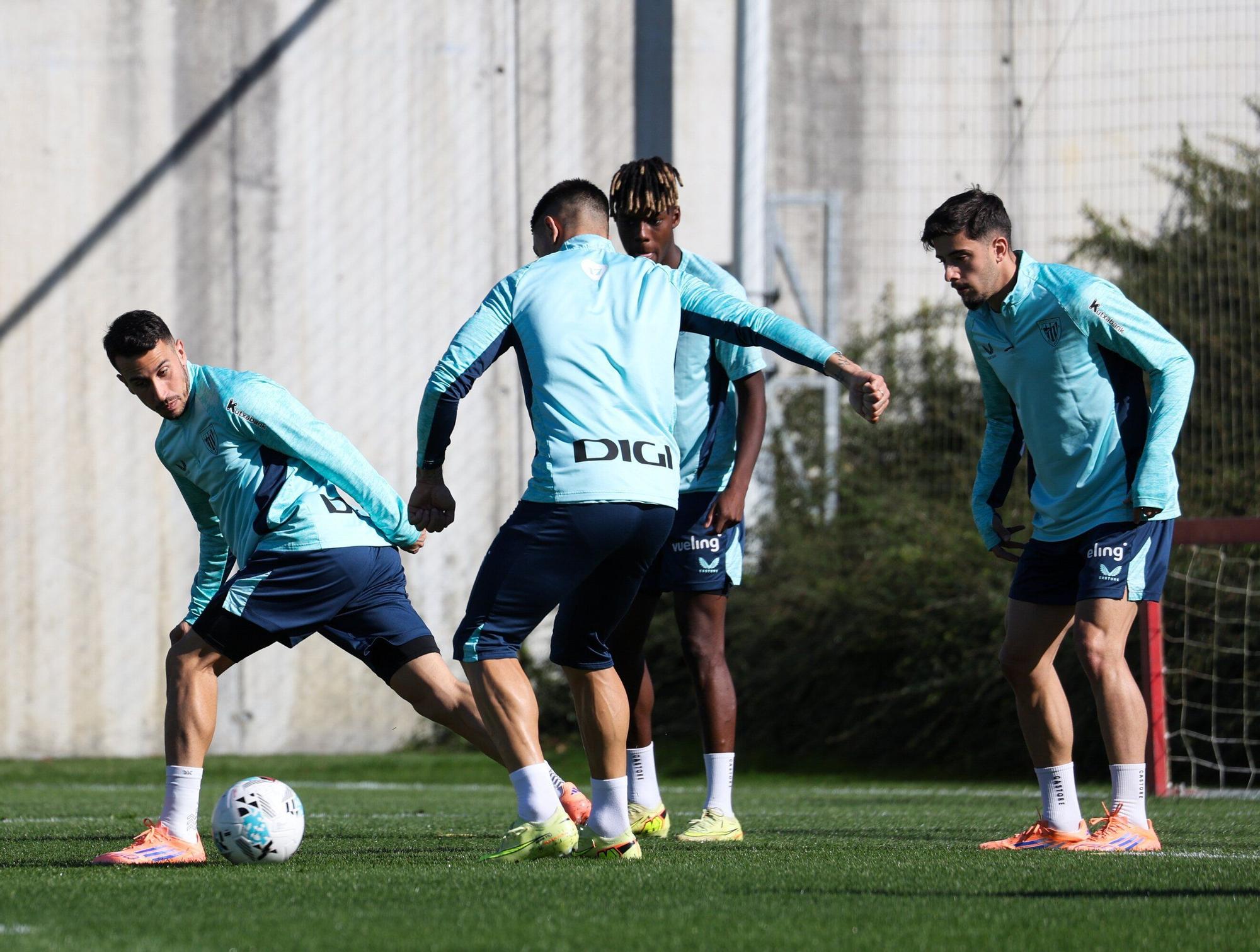Entrenamiento del Athletic en Lezama