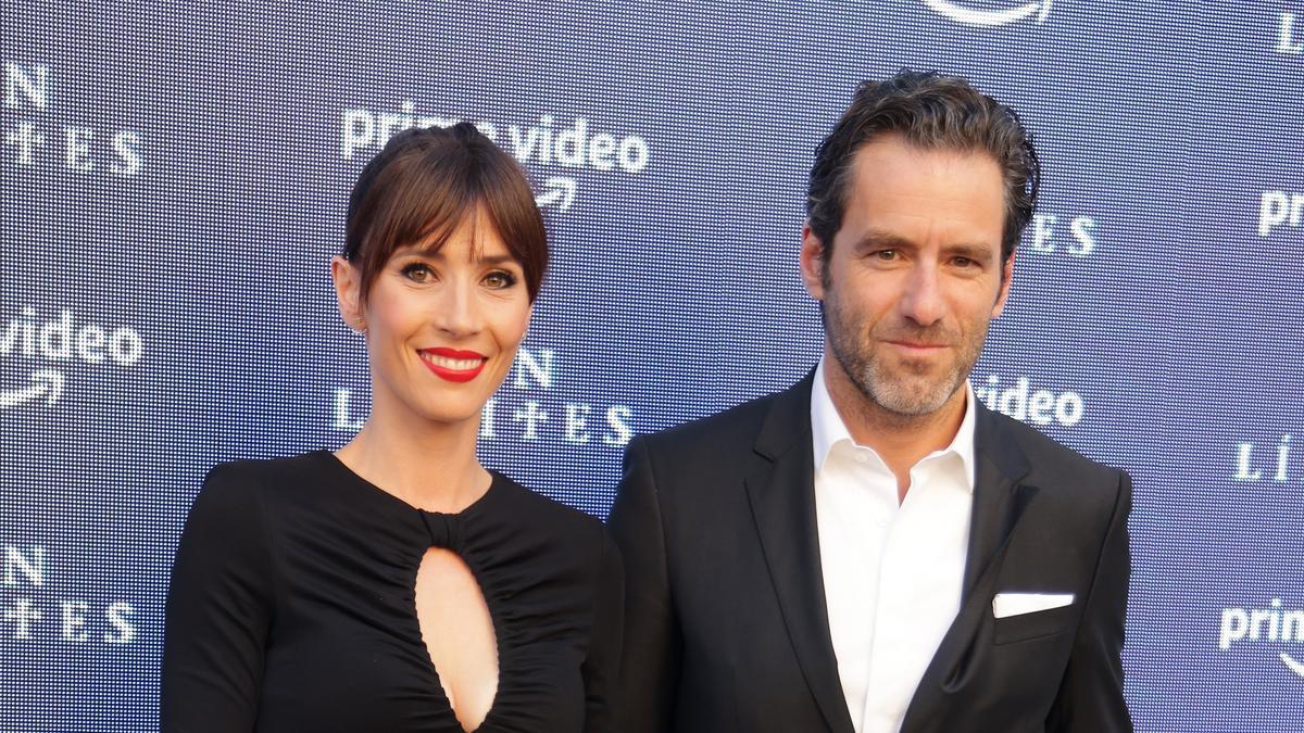 Bárbara Goenaga y Borja Sémper, en la presentación de la serie ‘Sin límites’ de Amazon Prime Video