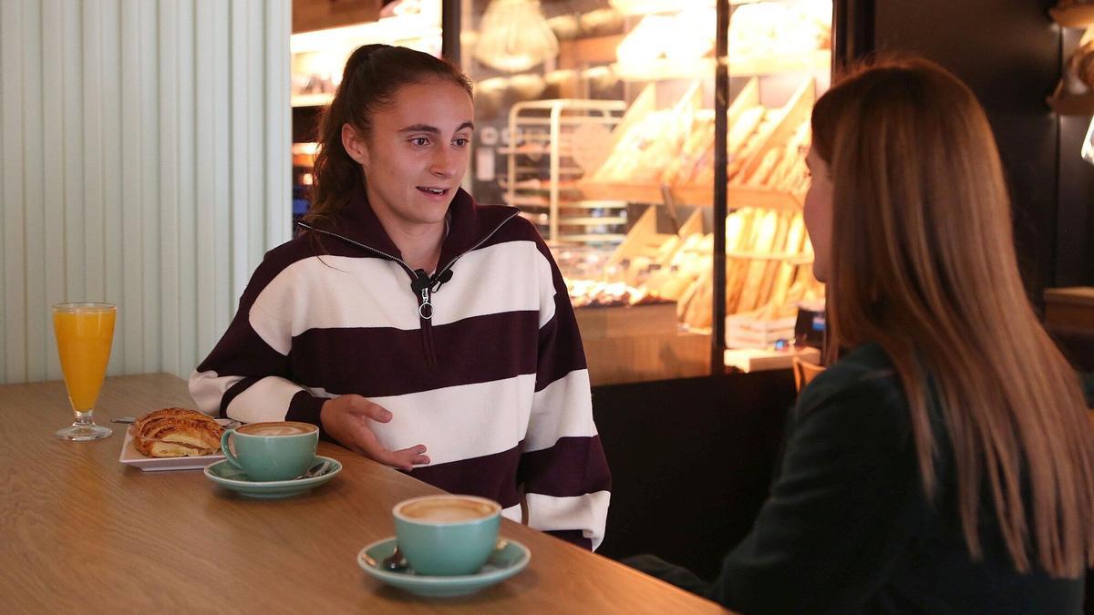 Nahia Azpiazu en Desayunos DNN con Taberna