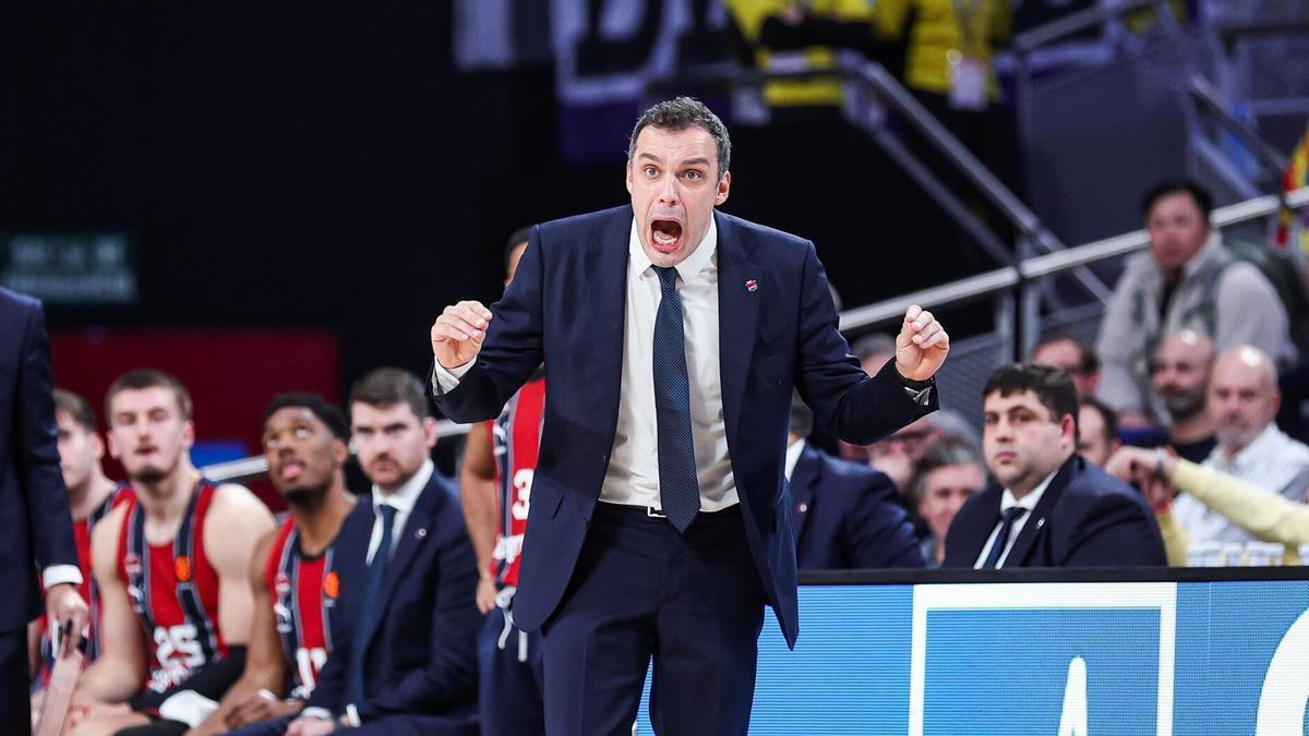 Paolo Galbiati vivió con intensidad el encuentro contra el Real Madrid.