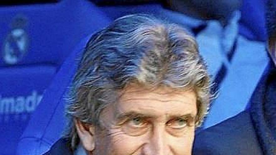 Manuel Pellegrini, técnico del Málaga.