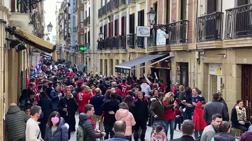 Ambiente en Donostia antes del Real Sociedad-Osasuna