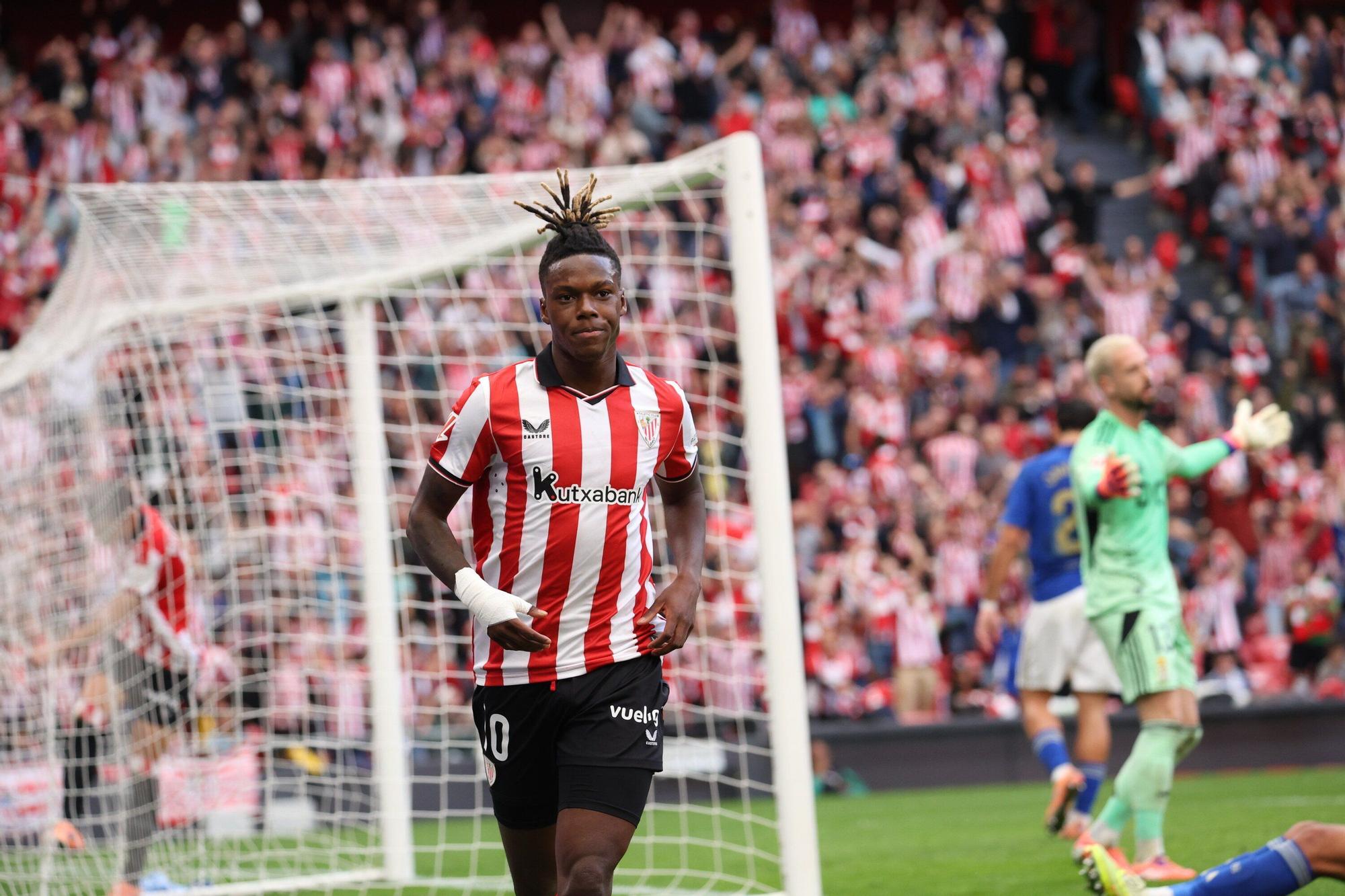 Athletic-Real Oviedo, en imágenes