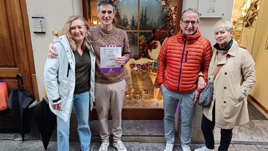 Altuna Lurrindegia se alza con el premio gordo del concurso de escaparates de Arrasate
