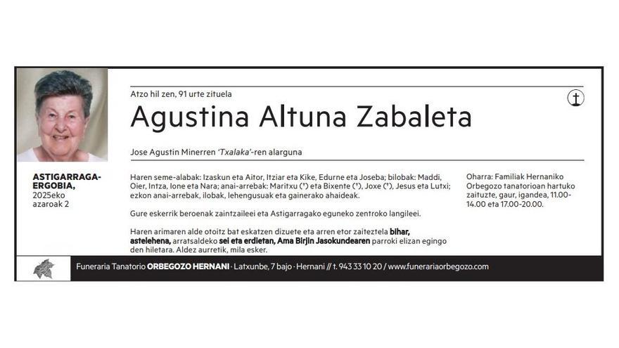 Agustina Altuna Zabaleta