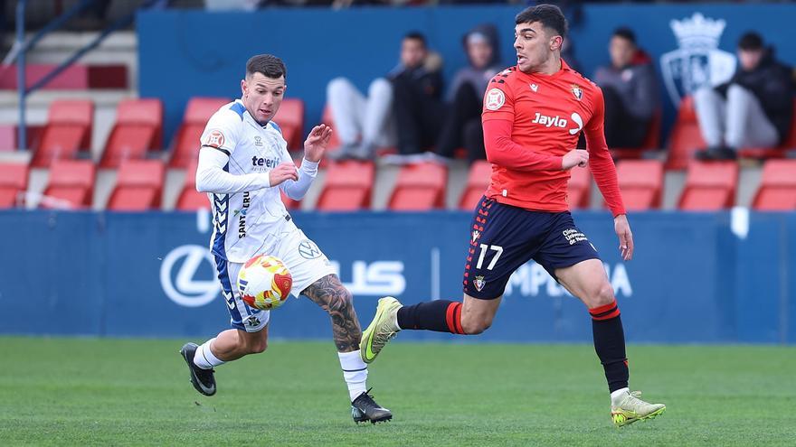 Osasuna Promesas cae derrotado en Tajonar ante el Tenerife
