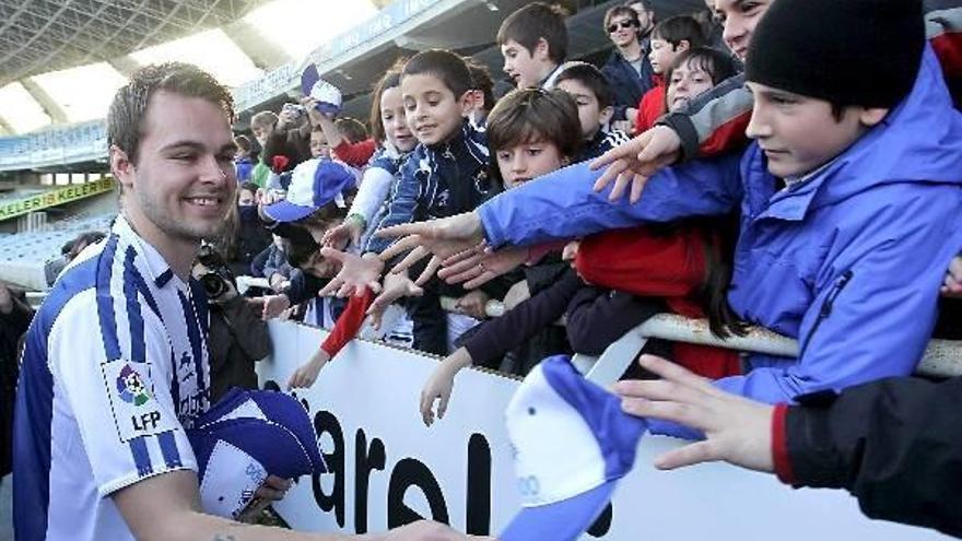 La Real presenta a Vadim Demidov, segundo jugador noruego de su historia