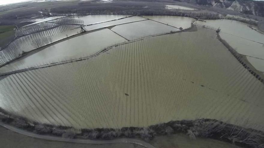 Las inundaciones en la Ribera, desde el aire.