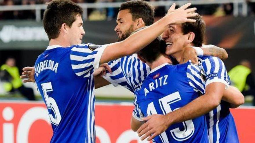 La Real arrasa al Vardar al ritmo de Willian José (0-6)